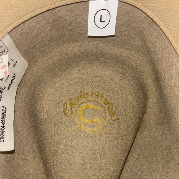 Tan Wide Brim Hat - Picture 2 of 3